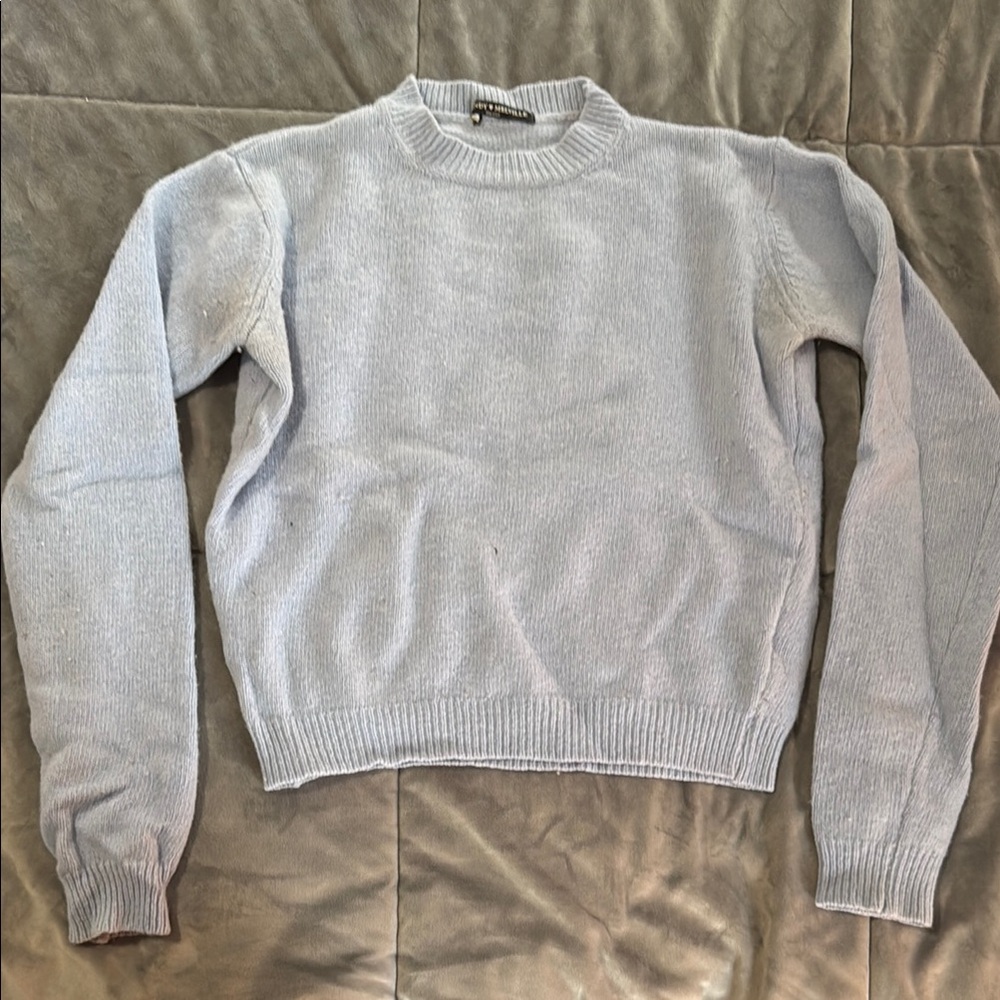 Brandy Melville Soft Blue Crew Neck Sweater